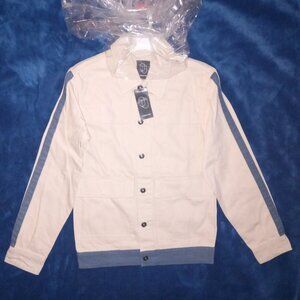 Cream and jean Jacket